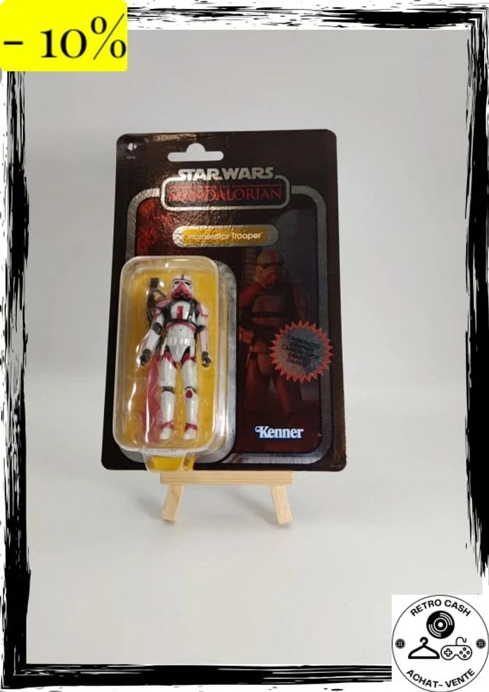 Figurine star Wars tu mandalorian kenner incinerator trooper