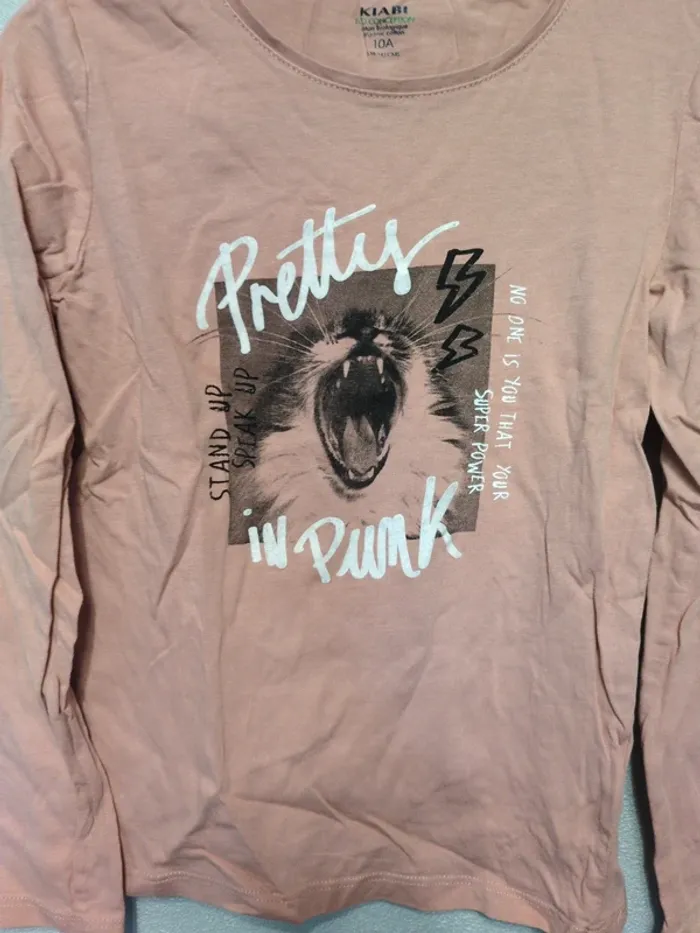 T-shirt fille 10 ans - photo numéro 3
