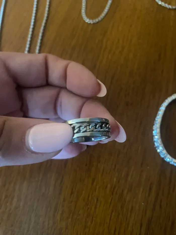 Lot bijoux argentés tendance – acier inoxydable NEUF - photo numéro 6