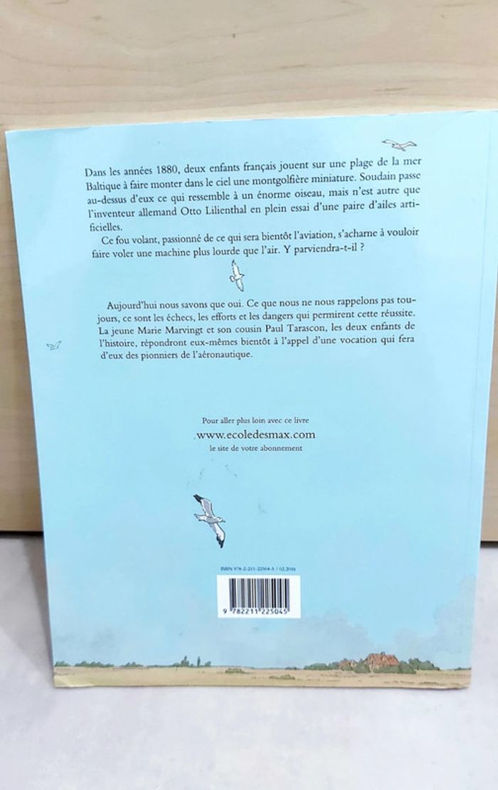 🌺 Livre (école des loisirs) : Lilienthal le fou volant - photo numéro 4