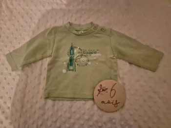 T-shirt manche longue 6 mois
