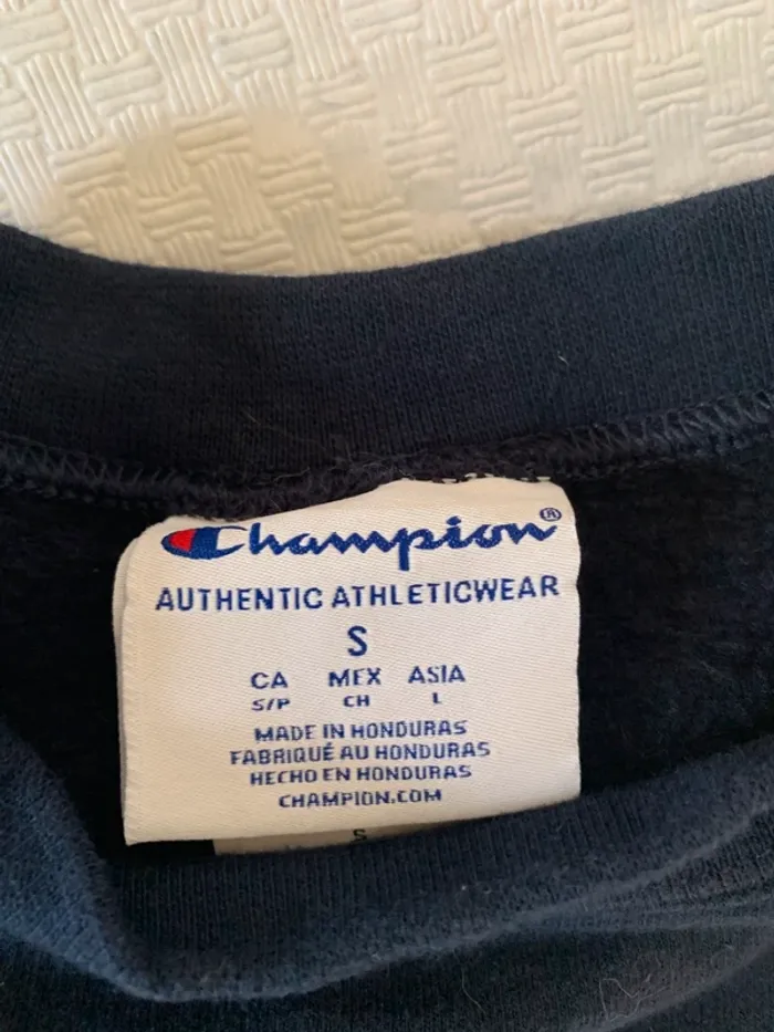 Sweat Champion Bleu Marine SHI Integration Services - Confort et Simplicité - photo numéro 2