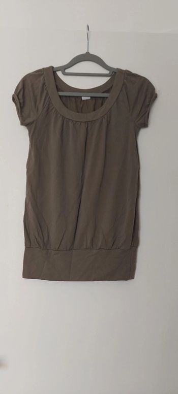 T-shirt Camaieu kaki, taille 0