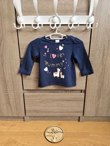 Vêtement Bébé Fille - T-shirt ML - Baby Club by C&A - 6 mois