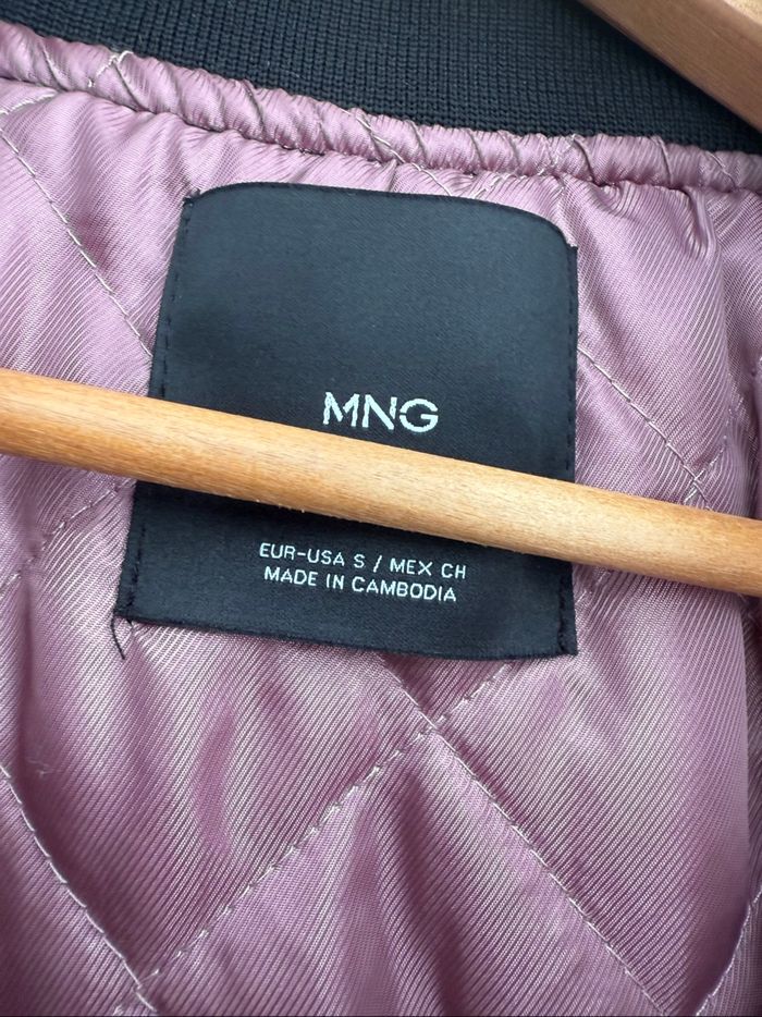 Veste Bombers noire Mango Ts - photo numéro 7