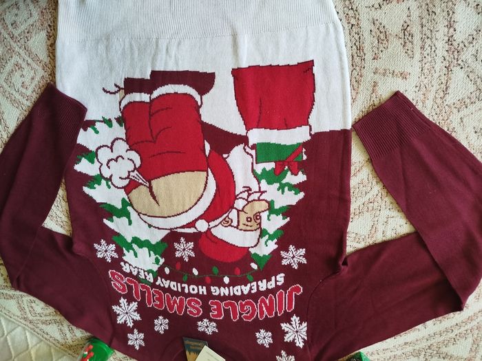 🎅 Pull de Noël "Père Noël qui pète" - photo numéro 7