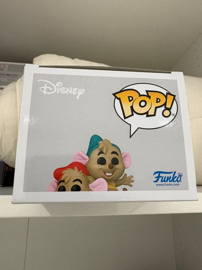 Pop Disney cendrillon numéro 1544 jaq & gus gus, funko pop neuve - photo numéro 5