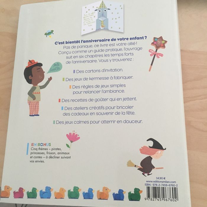 Livre Joyeux Anniversaire jeux goûters ateliers - photo numéro 3