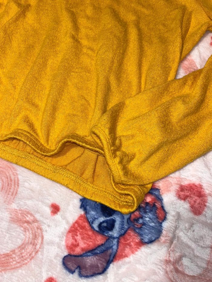 Pull fille 8 ans jaune in extenso - photo numéro 4