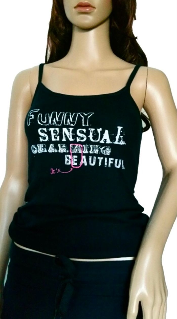 Débardeur message Y2K