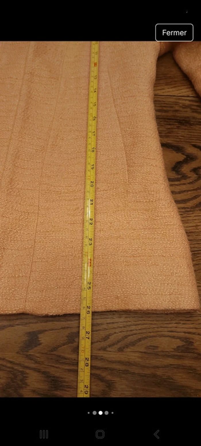 Blazer ouvert Bel & Bo taille 38 couleur Abricot - photo numéro 12