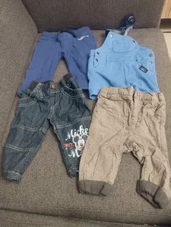 Lot pantalons 68cm