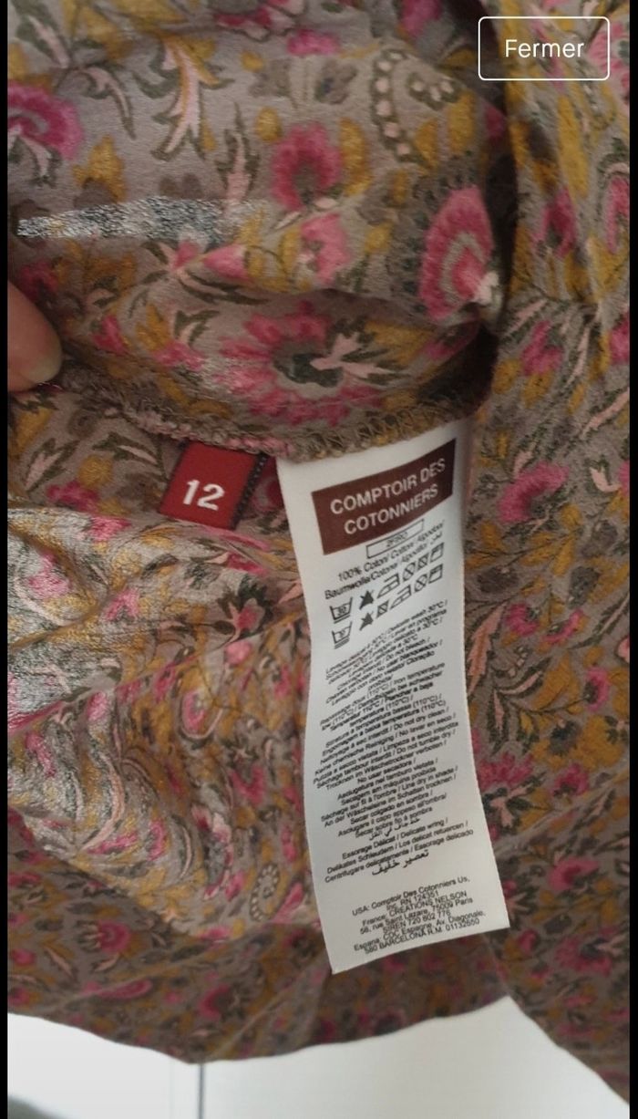 Blouse 12ans comptoir des cotonniers - photo numéro 5