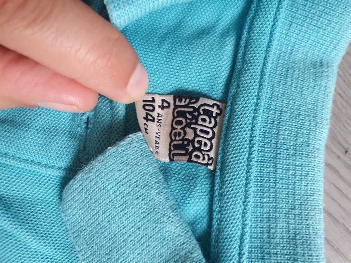 Maillot t-shirt polo 4ans garçon - photo numéro 3