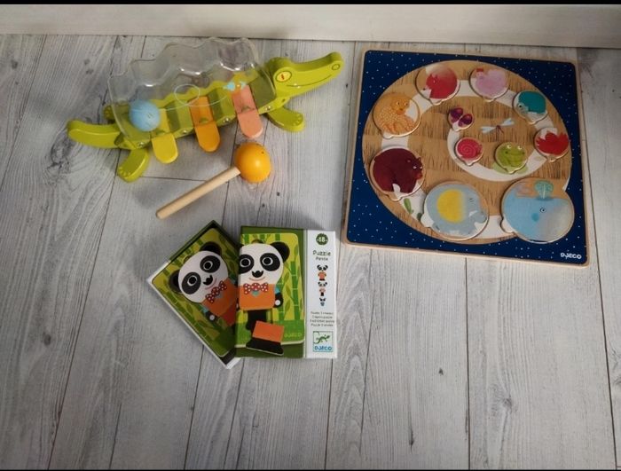 Lot jouets bois Djeco