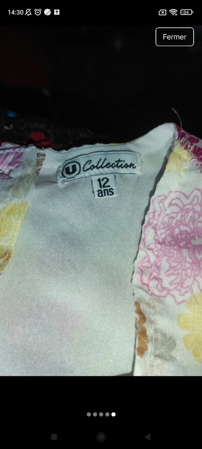 Très belle tunique longue fille e8 - photo numéro 2