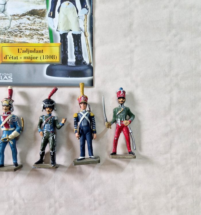 Lot de 17 figurines en plomb  , soldat de plomb de la grande armée de Napoléon - photo numéro 10