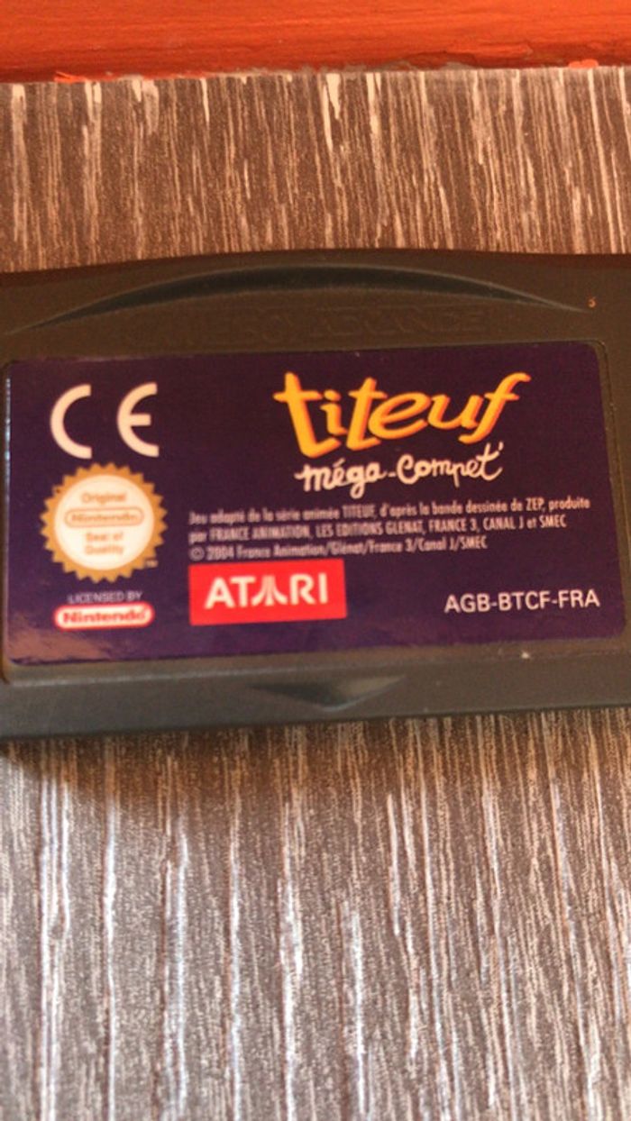 Jeu Atari Titeuf mega complet - photo numéro 2