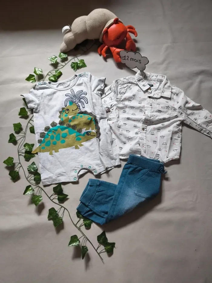 Lot été 3 articles 🍃du Pareil au même/ Kiabi
