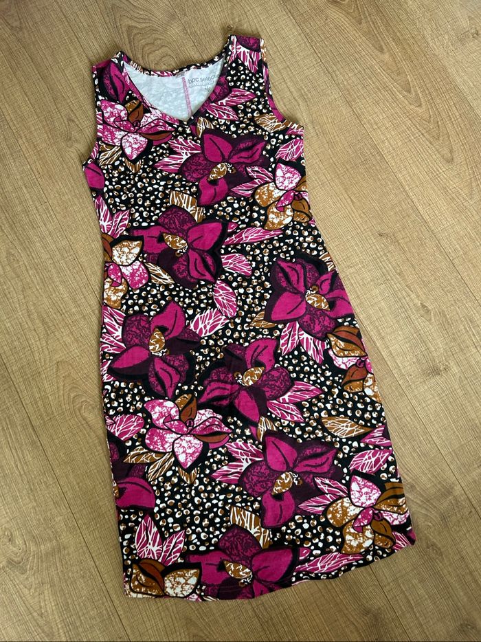 Robe imprimée sans manches Bonprix taille française 38/40 jamais portée - photo numéro 7