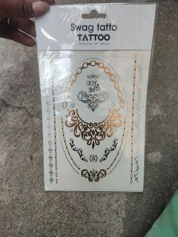 Tatouage plaquette temporaire