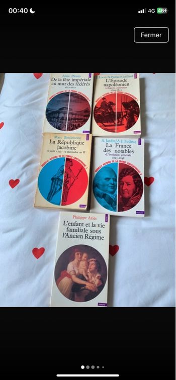 Lot de livres histoire 