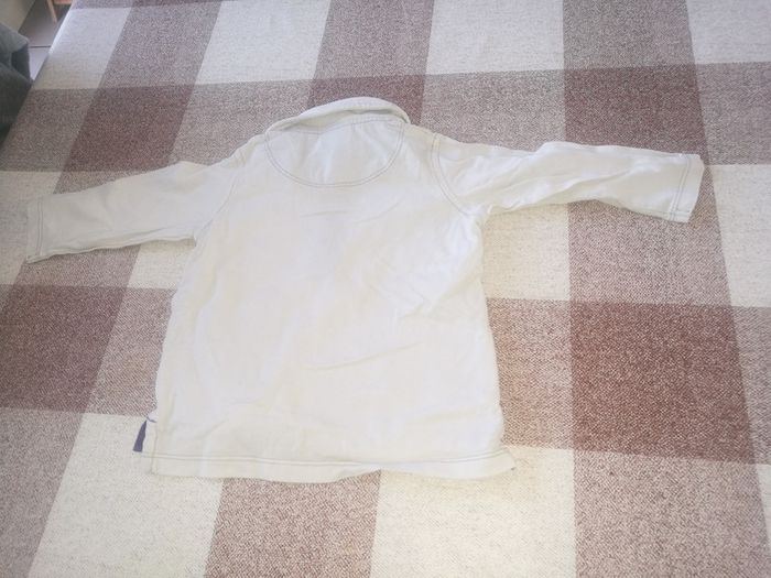 Polo manches longues écru sergent major 9 mois - photo numéro 3