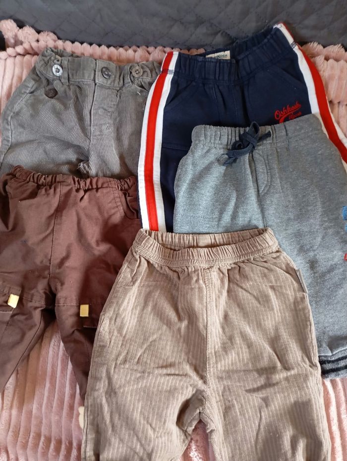 Lot 5 pantalons 6 mois