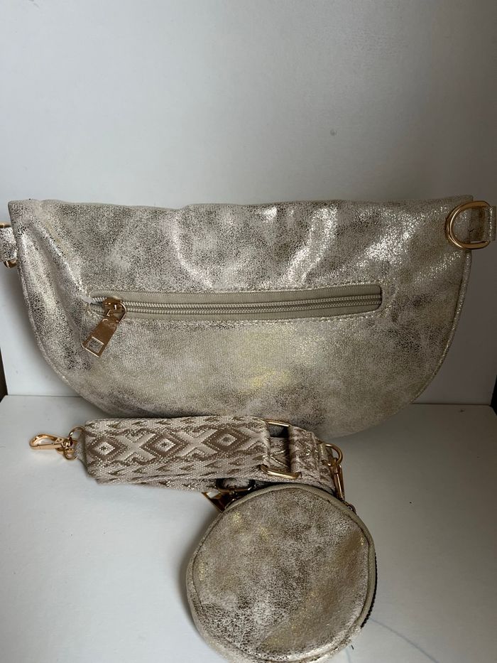 Sac banane bandoulière toile - photo numéro 4