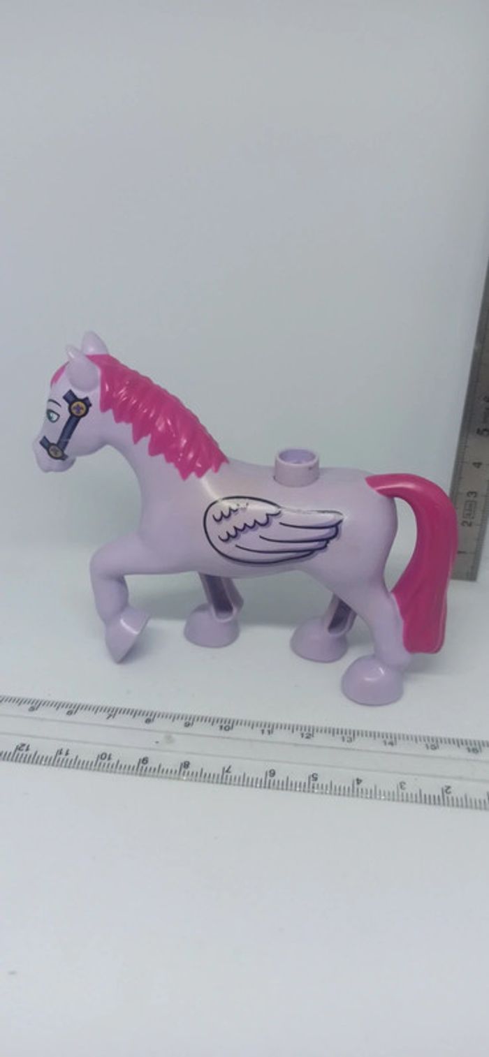 Pégase cheval violet lego duplo - photo numéro 2