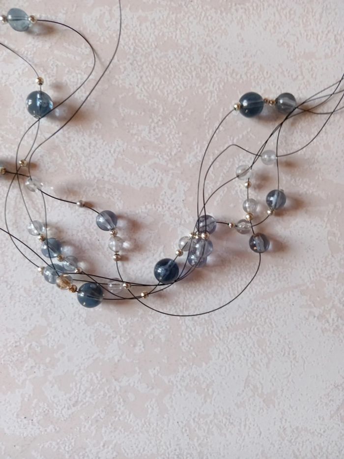 Collier fantaisie 5 rangs - photo numéro 3