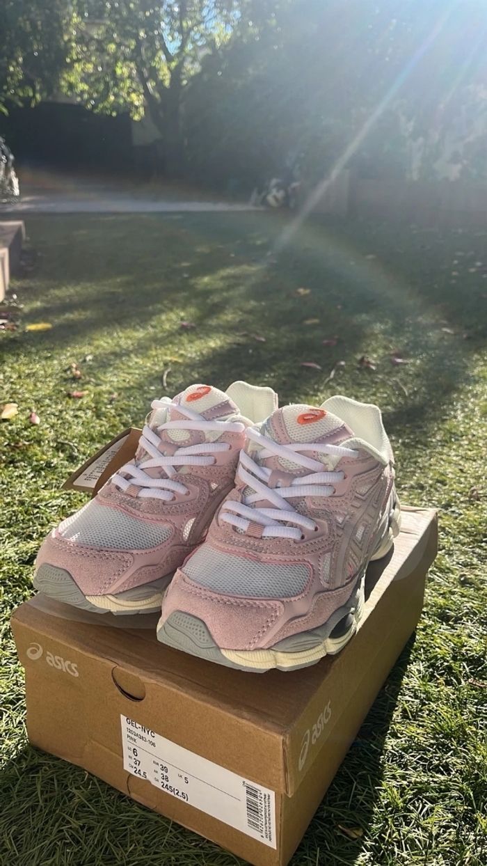 ASICS Gel-NYC Cream Mineral Beige Pink 39.5 - photo numéro 5