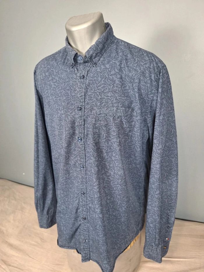 Chemise manches longues tommy hilfiger - homme vintage  - taille XL / brodé (497) - photo numéro 3