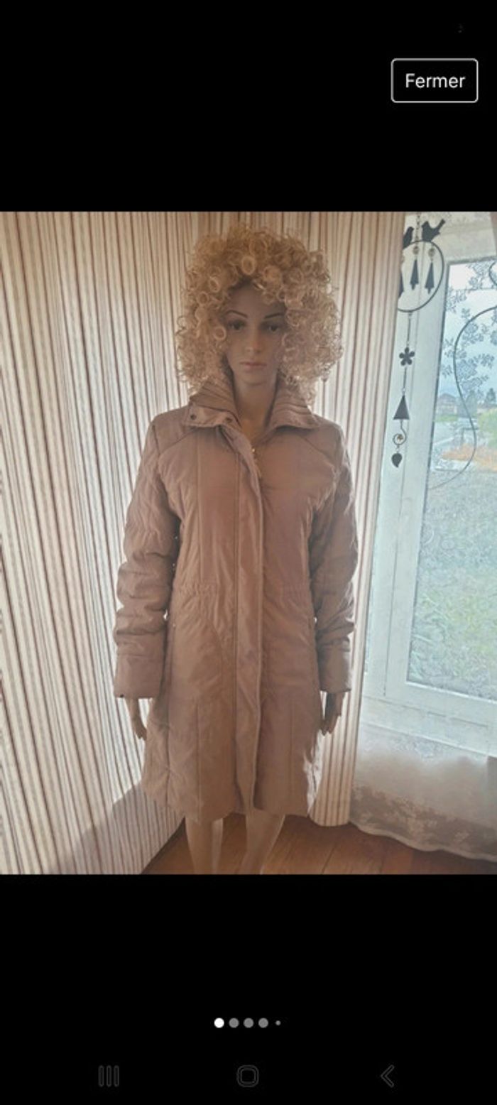 Manteau doudounne Beige Esprit fr L