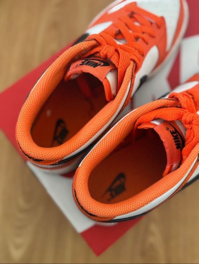 Nike Dunk low orange enfant/femme - photo numéro 4