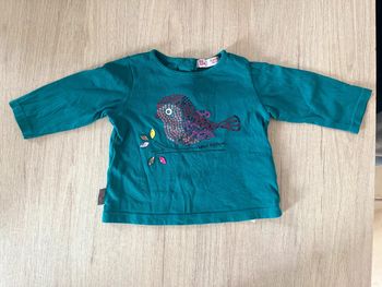 T-shirt manches longues - 3 mois lot de 2