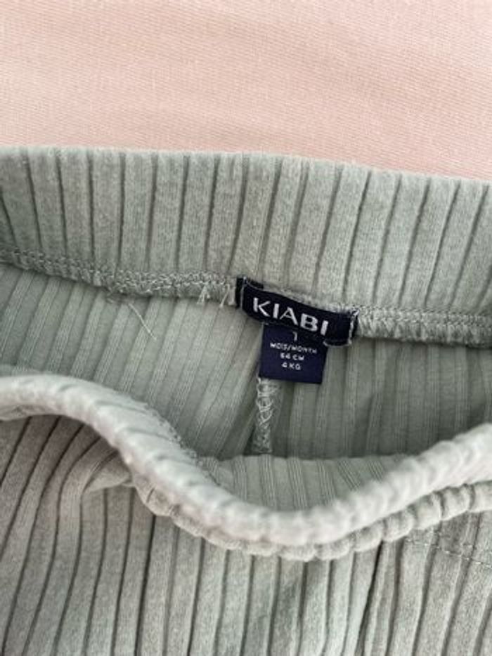 Ensemble 1 mois pull pantalon vert - photo numéro 2