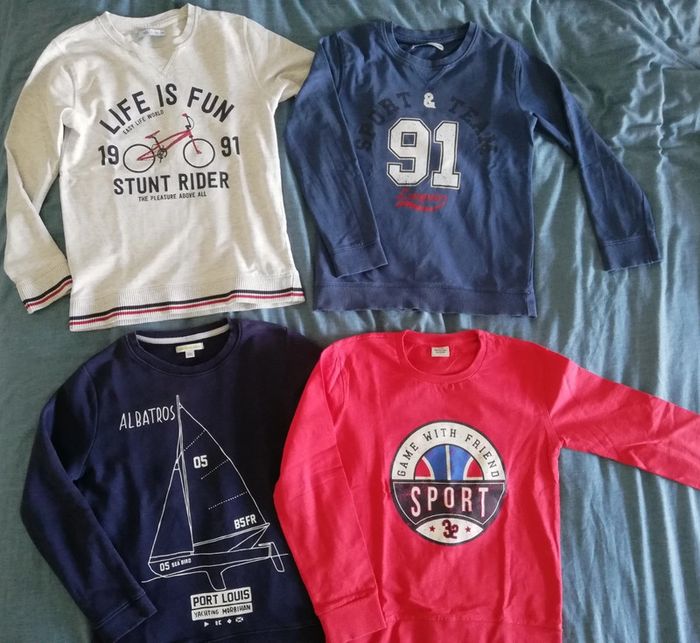Lot de 4 pulls 10 ans garçon - photo numéro 2