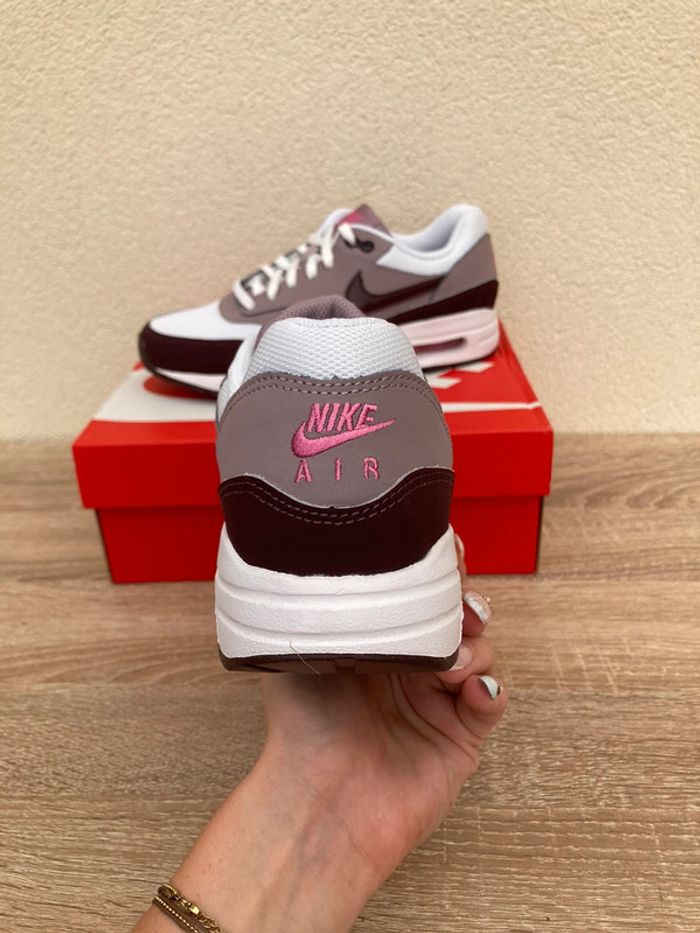 Baskets Basses Nike Air Max 1 Burgundy - Taille 37,5 - photo numéro 4