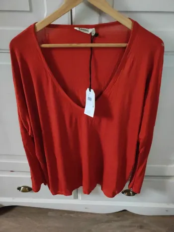T-shirt Kaporal brique