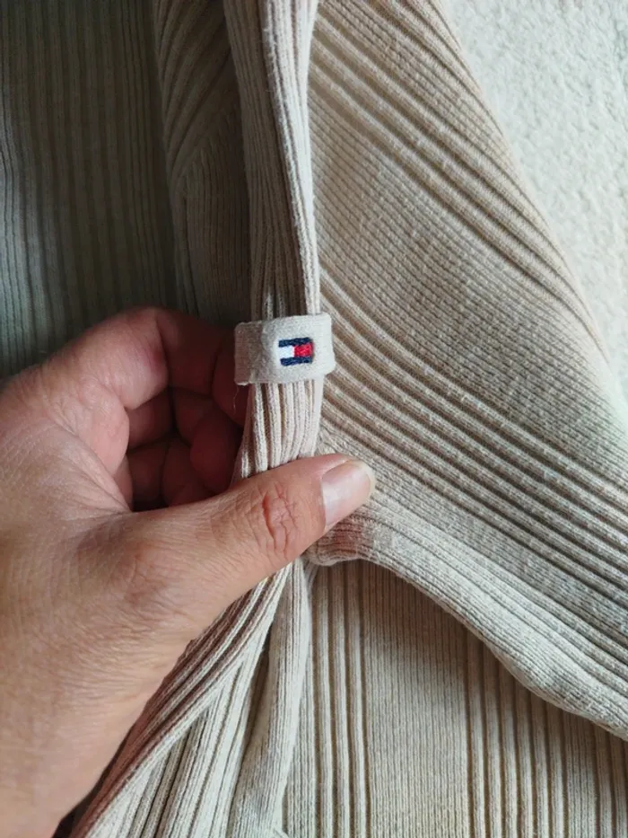 Pull vintage col montant Tommy Hilfiger taille L - photo numéro 5