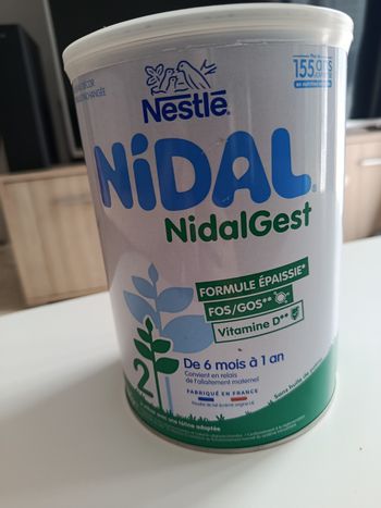 Lait infantile Nidal 2ème age "Nestlé"