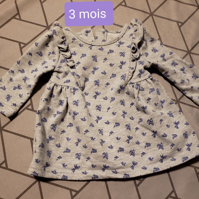 Robe coton 3 mois