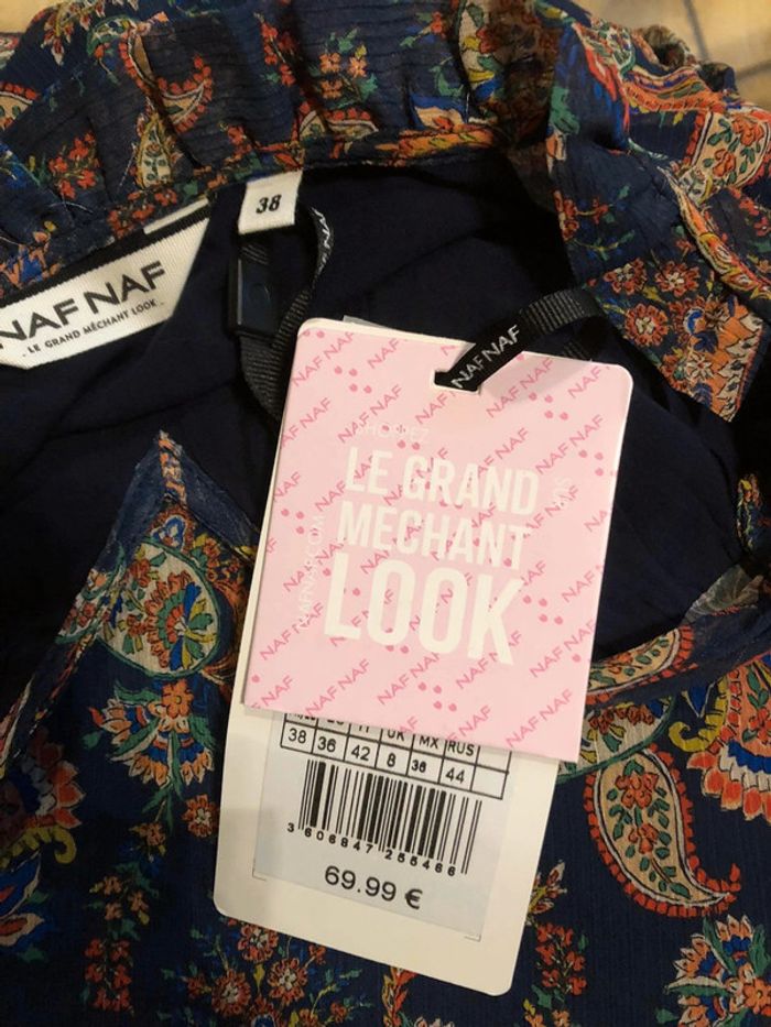 Robe à motifs naf naf - n e u v e - photo numéro 4