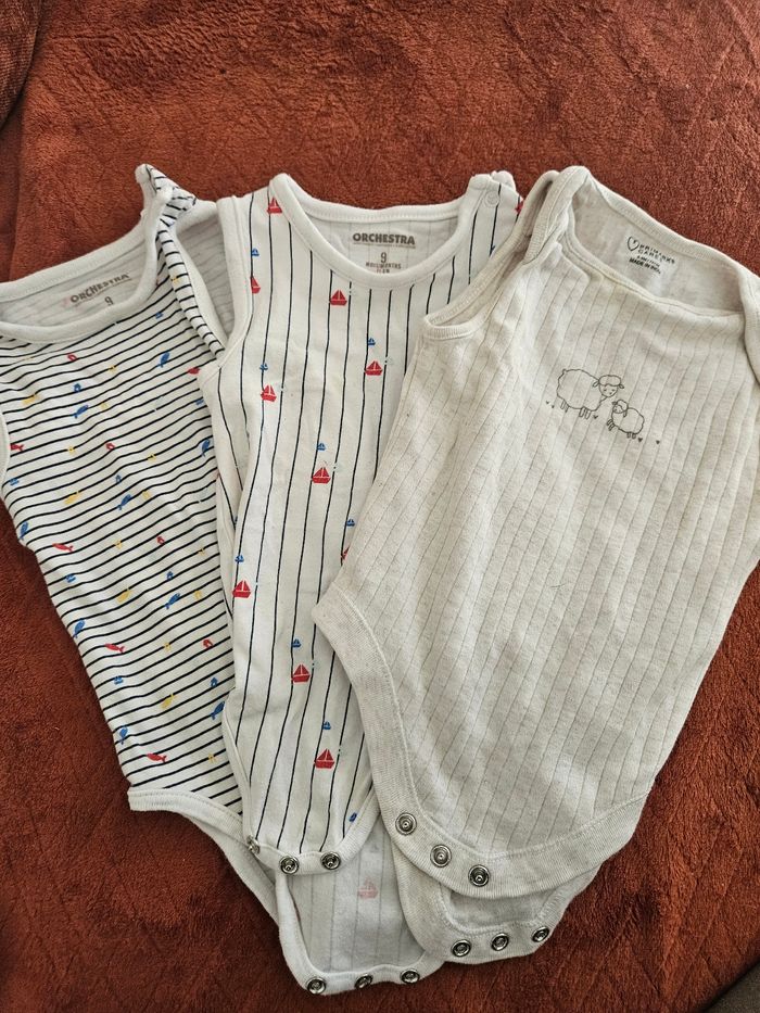 Lot de 3 bodys