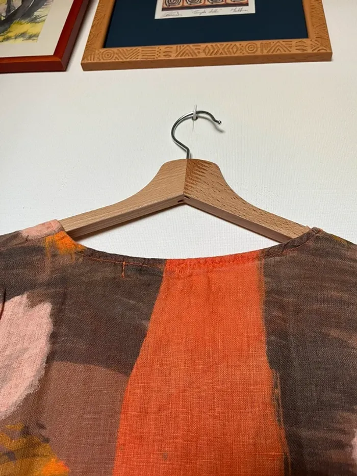 Robe orange Made In Italy S - photo numéro 10