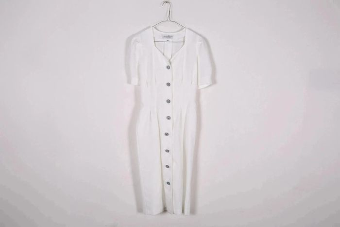 Petite robe vintage 80's en coton mélangé (#240678) - photo numéro 6