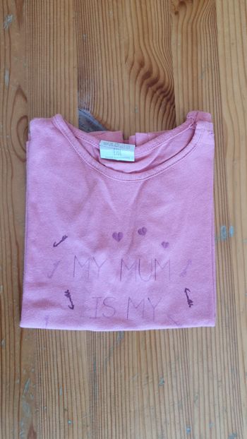 Tee-shirt message - 18 mois