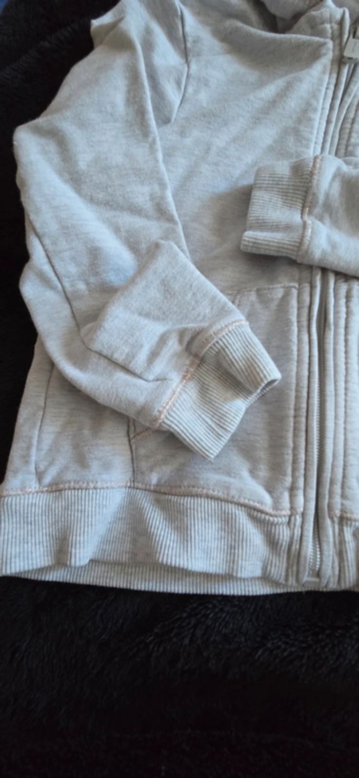 Sweat a capuche zippée 5 ans - photo numéro 6