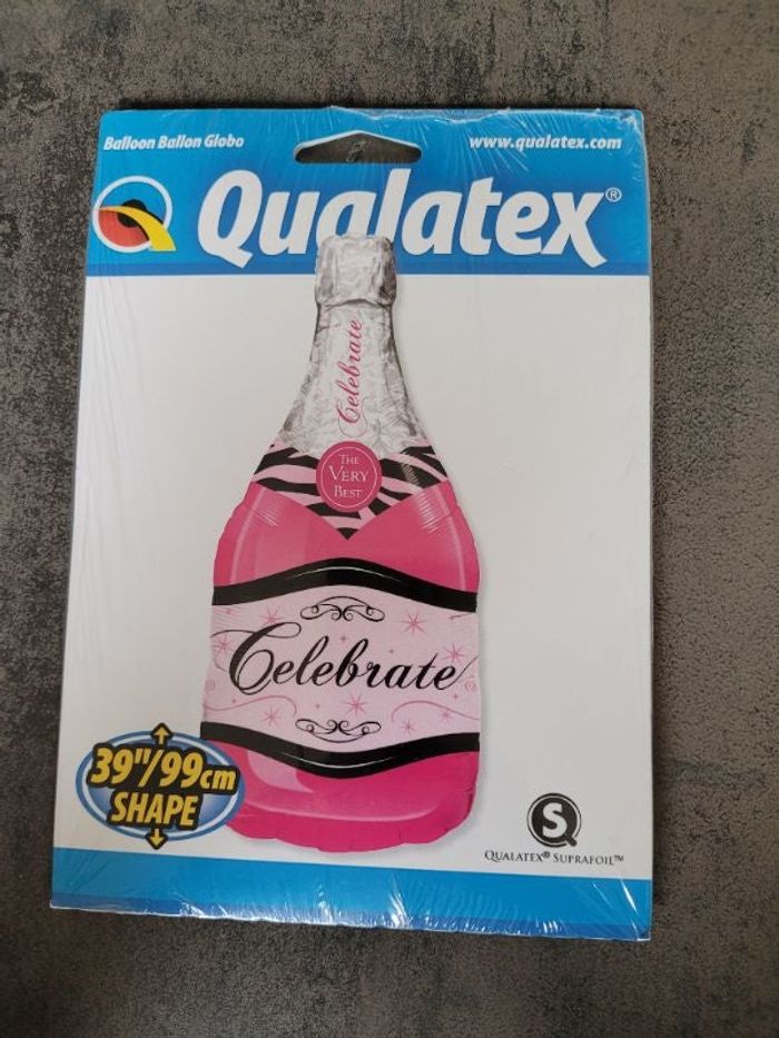 2 ballons "Bouteille de champagne"